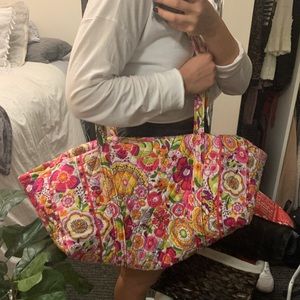Large Vera Bradley Duffle Bag